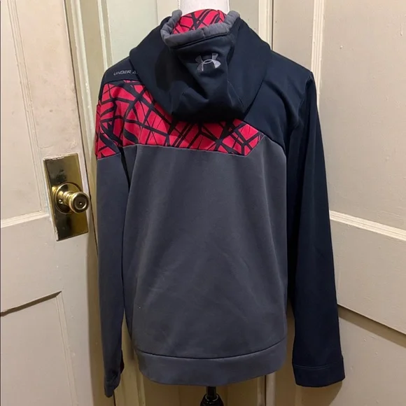 Under Armour Black and Red Graphic Hoodie - Picture 4 of 7